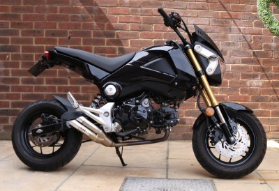 Image of 2013 (63) Honda MSX 125 D (Grom) Black Clean Low Mileage MOT Lots of Extras Full IXIL System